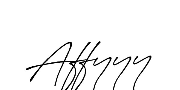 Design your own signature with our free online signature maker. With this signature software, you can create a handwritten (Antro_Vectra_Bolder) signature for name Affyyy. Affyyy signature style 7 images and pictures png