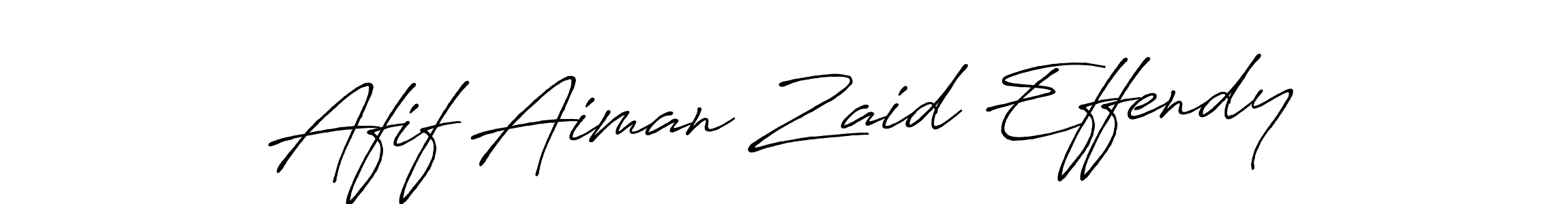 How to make Afif Aiman Zaid Effendy name signature. Use Antro_Vectra_Bolder style for creating short signs online. This is the latest handwritten sign. Afif Aiman Zaid Effendy signature style 7 images and pictures png