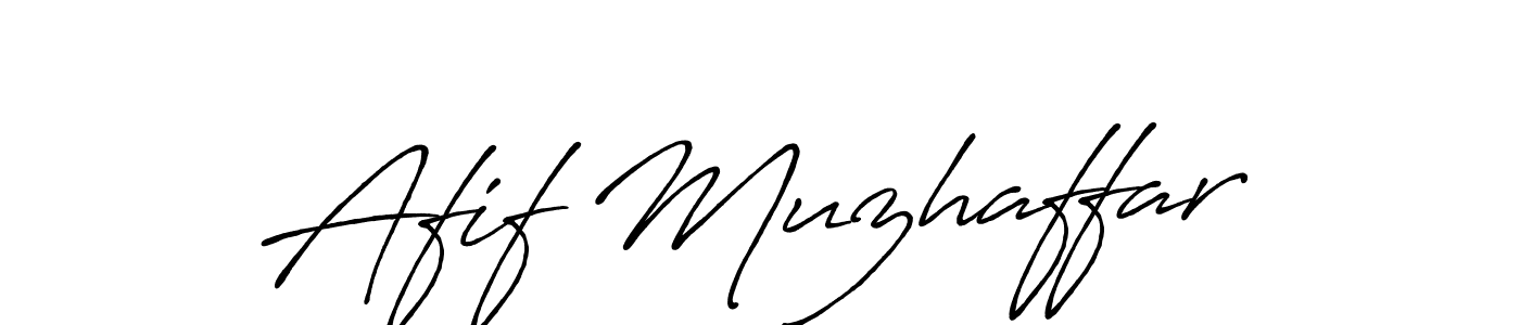 How to make Afif Muzhaffar signature? Antro_Vectra_Bolder is a professional autograph style. Create handwritten signature for Afif Muzhaffar name. Afif Muzhaffar signature style 7 images and pictures png