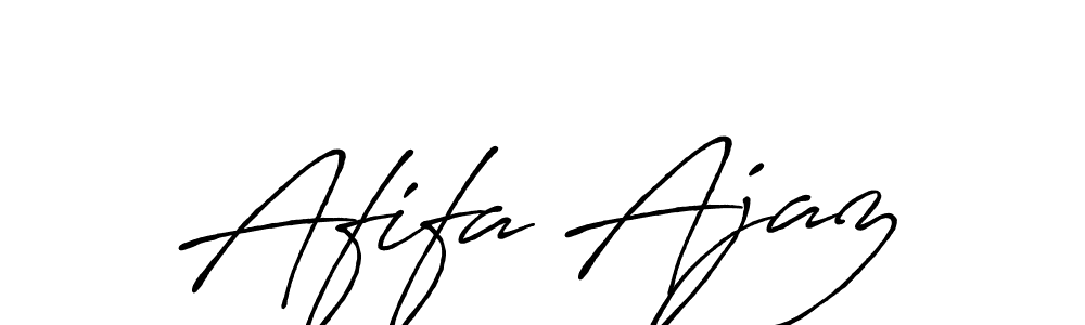 Also we have Afifa Ajaz name is the best signature style. Create professional handwritten signature collection using Antro_Vectra_Bolder autograph style. Afifa Ajaz signature style 7 images and pictures png