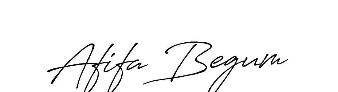 Make a beautiful signature design for name Afifa Begum. With this signature (Antro_Vectra_Bolder) style, you can create a handwritten signature for free. Afifa Begum signature style 7 images and pictures png