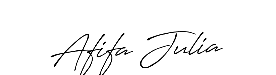 Also You can easily find your signature by using the search form. We will create Afifa Julia name handwritten signature images for you free of cost using Antro_Vectra_Bolder sign style. Afifa Julia signature style 7 images and pictures png