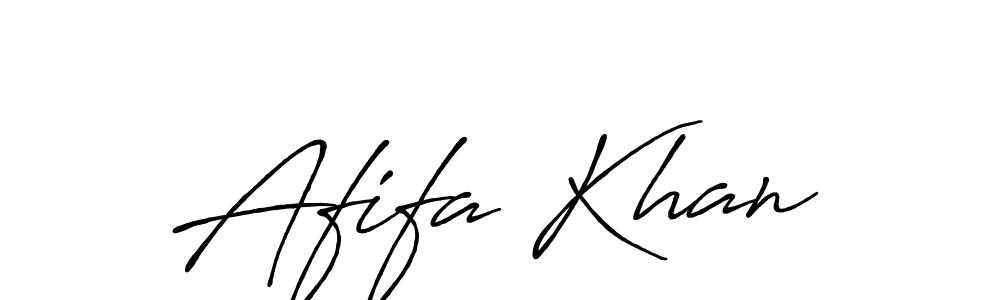 Afifa Khan stylish signature style. Best Handwritten Sign (Antro_Vectra_Bolder) for my name. Handwritten Signature Collection Ideas for my name Afifa Khan. Afifa Khan signature style 7 images and pictures png
