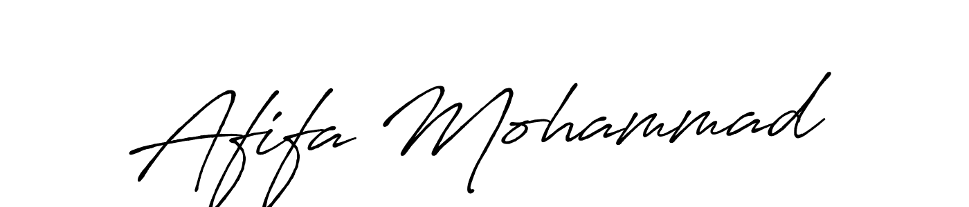 Make a beautiful signature design for name Afifa Mohammad. Use this online signature maker to create a handwritten signature for free. Afifa Mohammad signature style 7 images and pictures png