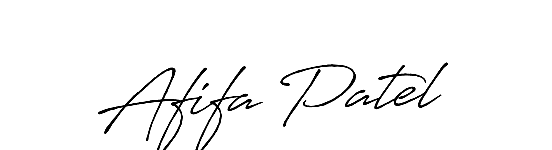 Antro_Vectra_Bolder is a professional signature style that is perfect for those who want to add a touch of class to their signature. It is also a great choice for those who want to make their signature more unique. Get Afifa Patel name to fancy signature for free. Afifa Patel signature style 7 images and pictures png