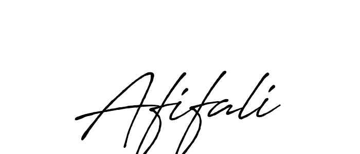 Also we have Afifali name is the best signature style. Create professional handwritten signature collection using Antro_Vectra_Bolder autograph style. Afifali signature style 7 images and pictures png