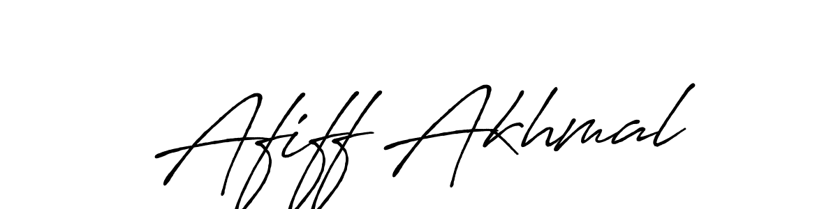 Make a short Afiff Akhmal signature style. Manage your documents anywhere anytime using Antro_Vectra_Bolder. Create and add eSignatures, submit forms, share and send files easily. Afiff Akhmal signature style 7 images and pictures png