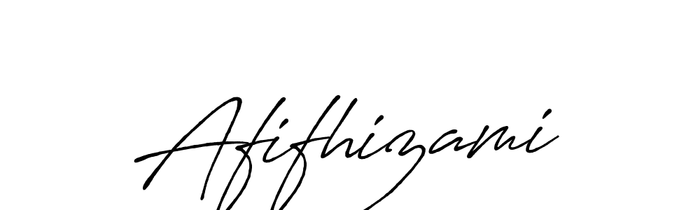 Use a signature maker to create a handwritten signature online. With this signature software, you can design (Antro_Vectra_Bolder) your own signature for name Afifhizami. Afifhizami signature style 7 images and pictures png