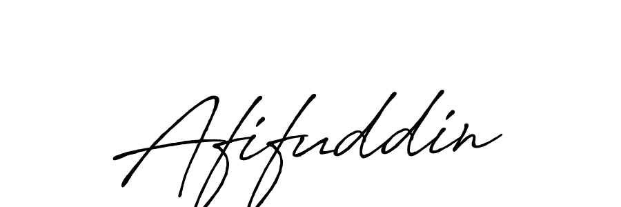 How to make Afifuddin name signature. Use Antro_Vectra_Bolder style for creating short signs online. This is the latest handwritten sign. Afifuddin signature style 7 images and pictures png