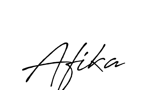 Make a beautiful signature design for name Afika. With this signature (Antro_Vectra_Bolder) style, you can create a handwritten signature for free. Afika signature style 7 images and pictures png