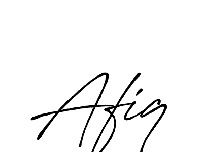 Afiq stylish signature style. Best Handwritten Sign (Antro_Vectra_Bolder) for my name. Handwritten Signature Collection Ideas for my name Afiq. Afiq signature style 7 images and pictures png