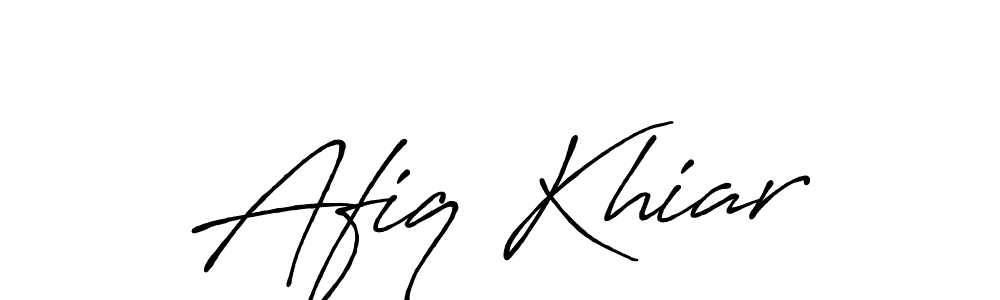 It looks lik you need a new signature style for name Afiq Khiar. Design unique handwritten (Antro_Vectra_Bolder) signature with our free signature maker in just a few clicks. Afiq Khiar signature style 7 images and pictures png