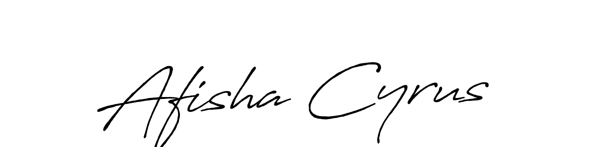 Make a beautiful signature design for name Afisha Cyrus. Use this online signature maker to create a handwritten signature for free. Afisha Cyrus signature style 7 images and pictures png