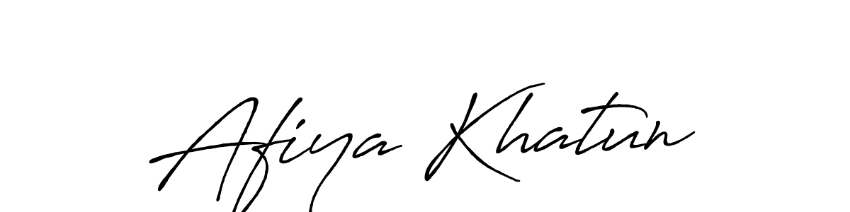 How to make Afiya Khatun signature? Antro_Vectra_Bolder is a professional autograph style. Create handwritten signature for Afiya Khatun name. Afiya Khatun signature style 7 images and pictures png