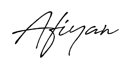 Download transparent PNG signature for name Afiyan styled with Antro_Vectra_Bolder font. Ready to paste directly into PDF and Word agreements. Afiyan signature style 7 images and pictures png