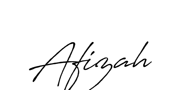 How to make Afizah name signature. Use Antro_Vectra_Bolder style for creating short signs online. This is the latest handwritten sign. Afizah signature style 7 images and pictures png