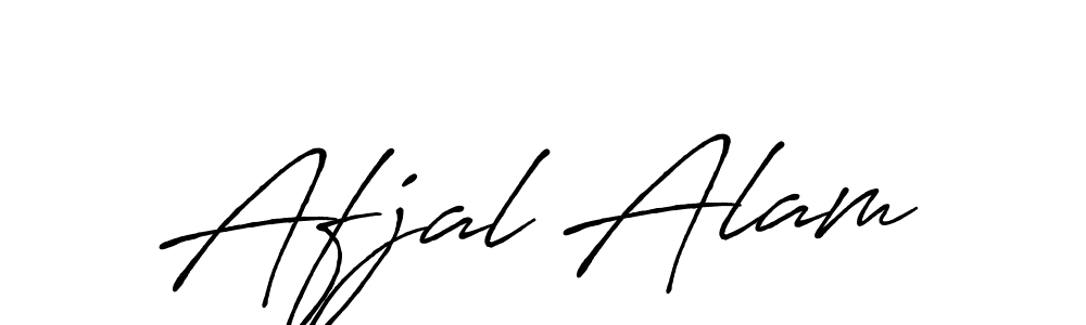 Make a beautiful signature design for name Afjal Alam. With this signature (Antro_Vectra_Bolder) style, you can create a handwritten signature for free. Afjal Alam signature style 7 images and pictures png