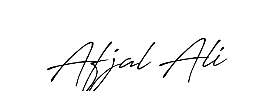 Create a beautiful signature design for name Afjal Ali. With this signature (Antro_Vectra_Bolder) fonts, you can make a handwritten signature for free. Afjal Ali signature style 7 images and pictures png