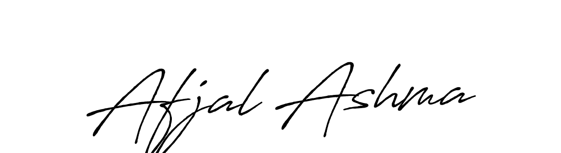 Use a signature maker to create a handwritten signature online. With this signature software, you can design (Antro_Vectra_Bolder) your own signature for name Afjal Ashma. Afjal Ashma signature style 7 images and pictures png