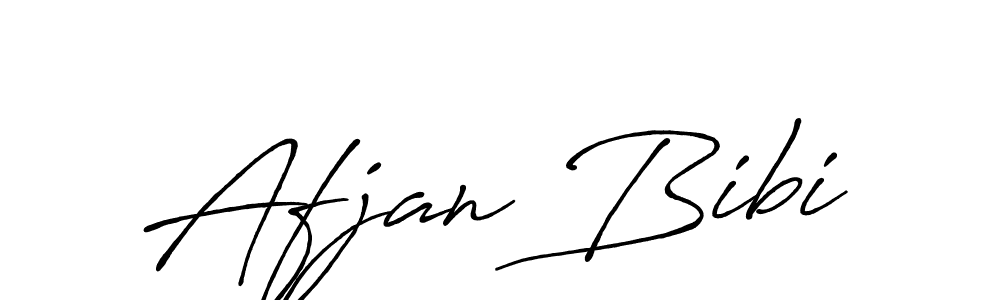 The best way (Antro_Vectra_Bolder) to make a short signature is to pick only two or three words in your name. The name Afjan Bibi include a total of six letters. For converting this name. Afjan Bibi signature style 7 images and pictures png