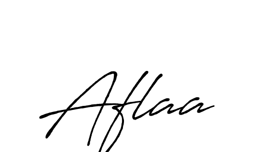 Aflaa stylish signature style. Best Handwritten Sign (Antro_Vectra_Bolder) for my name. Handwritten Signature Collection Ideas for my name Aflaa. Aflaa signature style 7 images and pictures png