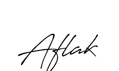 Use a signature maker to create a handwritten signature online. With this signature software, you can design (Antro_Vectra_Bolder) your own signature for name Aflak. Aflak signature style 7 images and pictures png