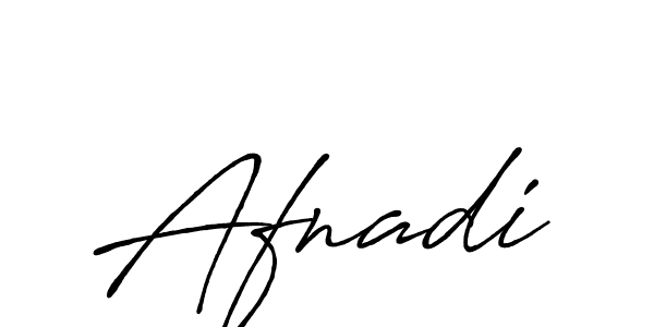 How to make Afnadi name signature. Use Antro_Vectra_Bolder style for creating short signs online. This is the latest handwritten sign. Afnadi signature style 7 images and pictures png