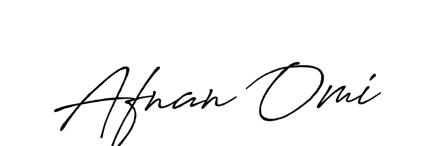 How to make Afnan Omi signature? Antro_Vectra_Bolder is a professional autograph style. Create handwritten signature for Afnan Omi name. Afnan Omi signature style 7 images and pictures png