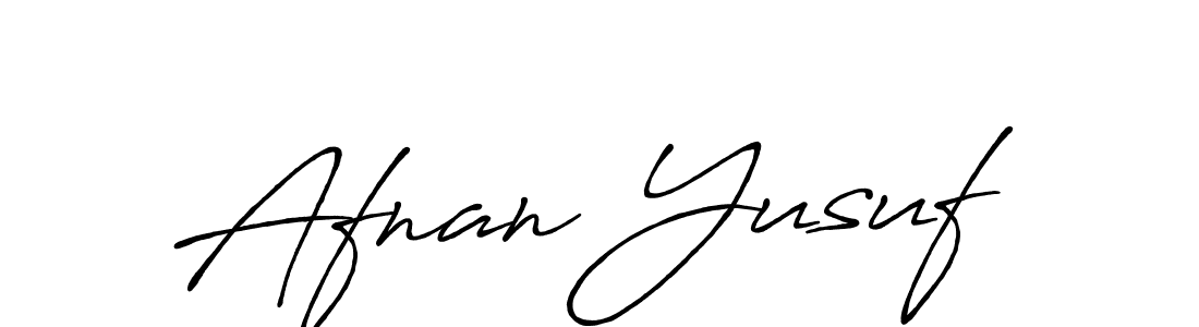 Also we have Afnan Yusuf name is the best signature style. Create professional handwritten signature collection using Antro_Vectra_Bolder autograph style. Afnan Yusuf signature style 7 images and pictures png