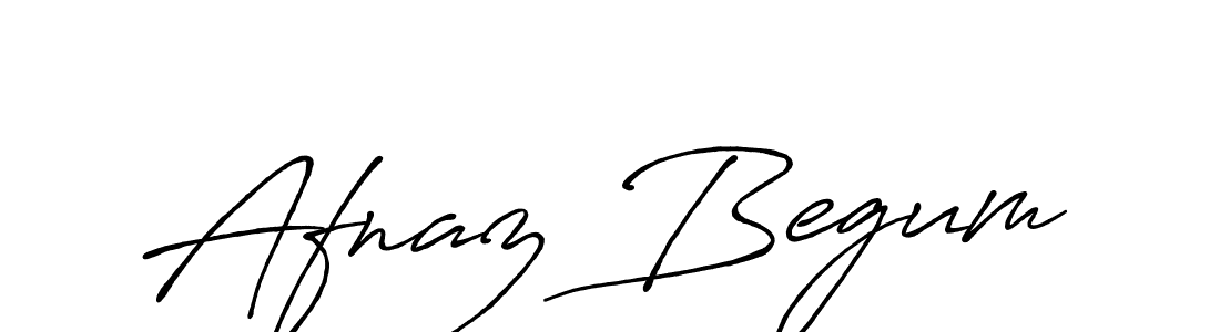 Use a signature maker to create a handwritten signature online. With this signature software, you can design (Antro_Vectra_Bolder) your own signature for name Afnaz Begum. Afnaz Begum signature style 7 images and pictures png