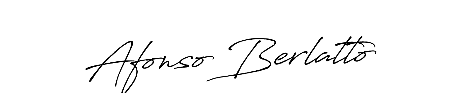 Design your own signature with our free online signature maker. With this signature software, you can create a handwritten (Antro_Vectra_Bolder) signature for name Afonso Berlatto. Afonso Berlatto signature style 7 images and pictures png