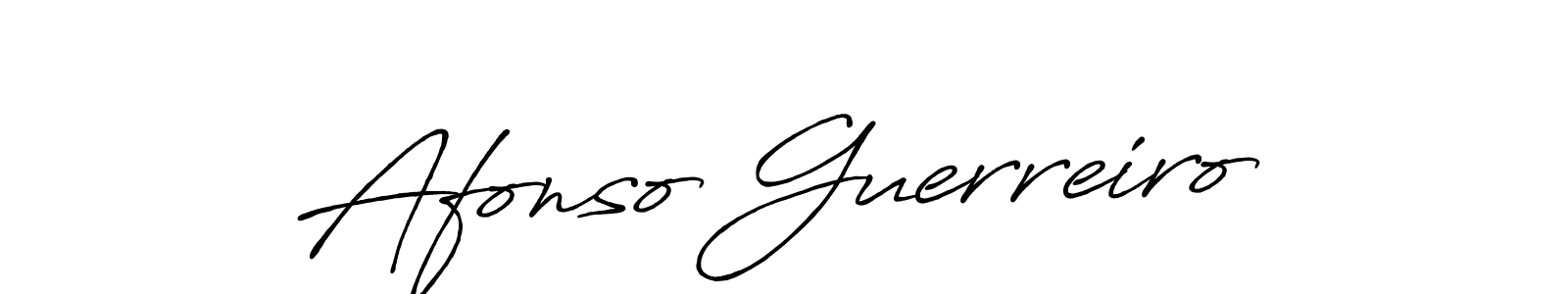 Make a beautiful signature design for name Afonso Guerreiro. With this signature (Antro_Vectra_Bolder) style, you can create a handwritten signature for free. Afonso Guerreiro signature style 7 images and pictures png