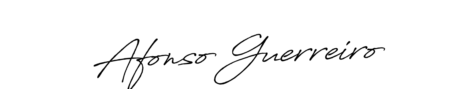 Make a beautiful signature design for name Afonso Guerreiro. With this signature (Antro_Vectra_Bolder) style, you can create a handwritten signature for free. Afonso Guerreiro signature style 7 images and pictures png