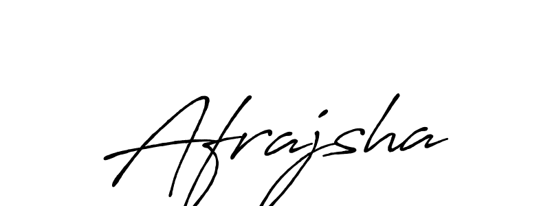 How to make Afrajsha signature? Antro_Vectra_Bolder is a professional autograph style. Create handwritten signature for Afrajsha name. Afrajsha signature style 7 images and pictures png