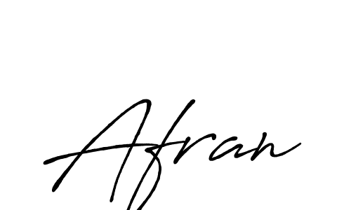 Create a beautiful signature design for name Afran. With this signature (Antro_Vectra_Bolder) fonts, you can make a handwritten signature for free. Afran signature style 7 images and pictures png