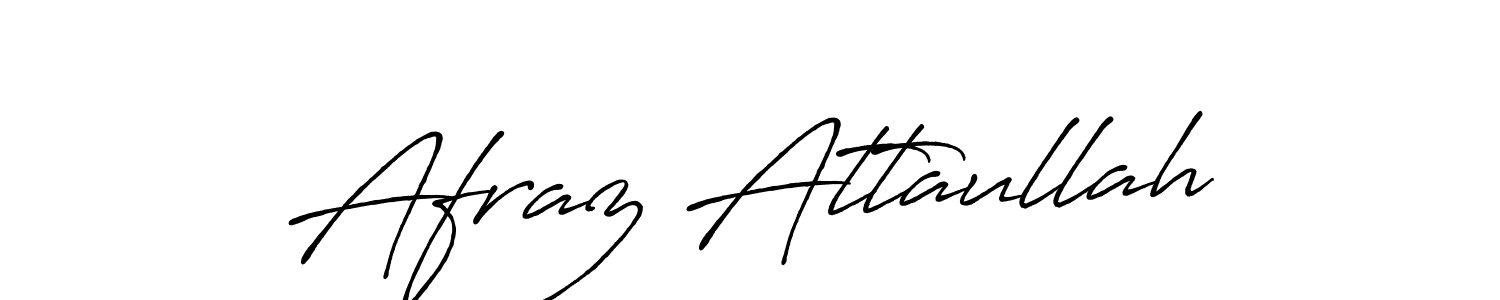 Also You can easily find your signature by using the search form. We will create Afraz Attaullah name handwritten signature images for you free of cost using Antro_Vectra_Bolder sign style. Afraz Attaullah signature style 7 images and pictures png