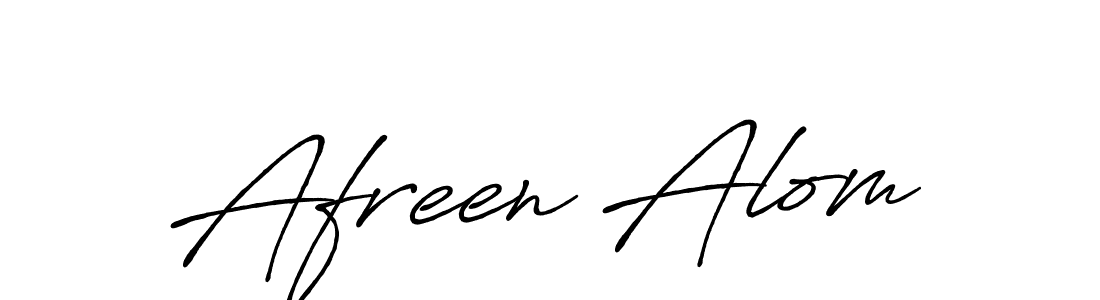 Make a beautiful signature design for name Afreen Alom. Use this online signature maker to create a handwritten signature for free. Afreen Alom signature style 7 images and pictures png