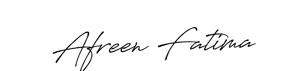 How to make Afreen Fatima name signature. Use Antro_Vectra_Bolder style for creating short signs online. This is the latest handwritten sign. Afreen Fatima signature style 7 images and pictures png