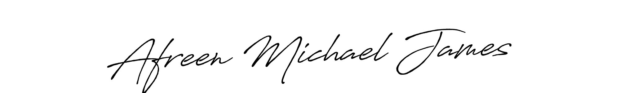 You can use this online signature creator to create a handwritten signature for the name Afreen Michael James. This is the best online autograph maker. Afreen Michael James signature style 7 images and pictures png