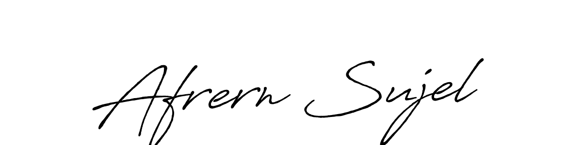 It looks lik you need a new signature style for name Afrern Sujel. Design unique handwritten (Antro_Vectra_Bolder) signature with our free signature maker in just a few clicks. Afrern Sujel signature style 7 images and pictures png