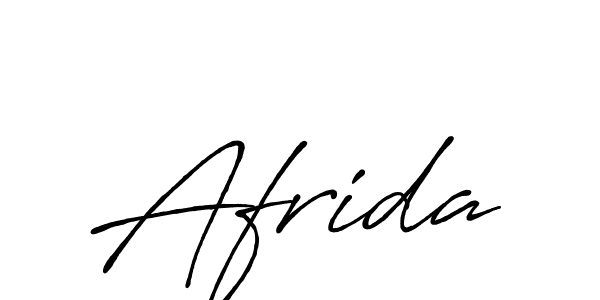 Also we have Afrida name is the best signature style. Create professional handwritten signature collection using Antro_Vectra_Bolder autograph style. Afrida signature style 7 images and pictures png