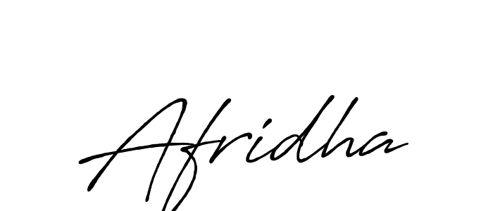 Also You can easily find your signature by using the search form. We will create Afridha name handwritten signature images for you free of cost using Antro_Vectra_Bolder sign style. Afridha signature style 7 images and pictures png