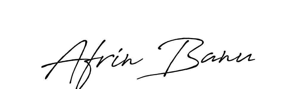 Design your own signature with our free online signature maker. With this signature software, you can create a handwritten (Antro_Vectra_Bolder) signature for name Afrin Banu. Afrin Banu signature style 7 images and pictures png
