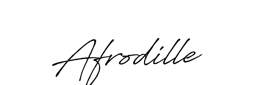 Design your own signature with our free online signature maker. With this signature software, you can create a handwritten (Antro_Vectra_Bolder) signature for name Afrodille. Afrodille signature style 7 images and pictures png
