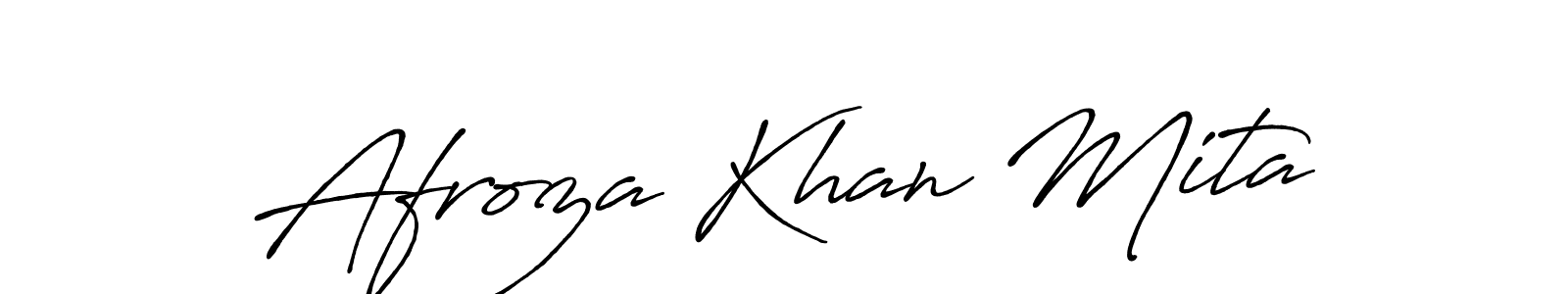 Once you've used our free online signature maker to create your best signature Antro_Vectra_Bolder style, it's time to enjoy all of the benefits that Afroza Khan Mita name signing documents. Afroza Khan Mita signature style 7 images and pictures png