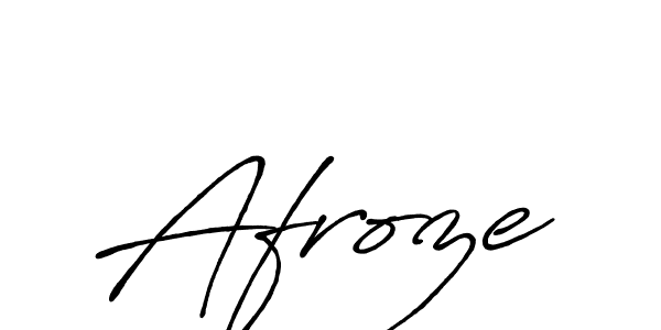Make a beautiful signature design for name Afroze. Use this online signature maker to create a handwritten signature for free. Afroze signature style 7 images and pictures png