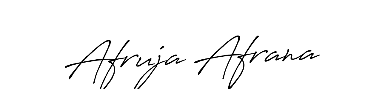 How to make Afruja Afrana signature? Antro_Vectra_Bolder is a professional autograph style. Create handwritten signature for Afruja Afrana name. Afruja Afrana signature style 7 images and pictures png