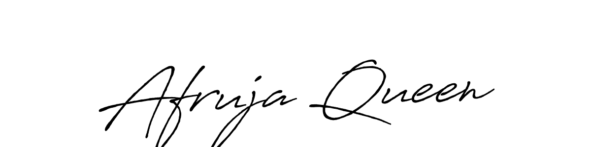 Also You can easily find your signature by using the search form. We will create Afruja Queen name handwritten signature images for you free of cost using Antro_Vectra_Bolder sign style. Afruja Queen signature style 7 images and pictures png