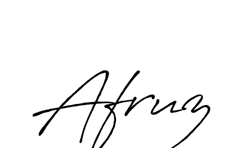 How to make Afruz signature? Antro_Vectra_Bolder is a professional autograph style. Create handwritten signature for Afruz name. Afruz signature style 7 images and pictures png