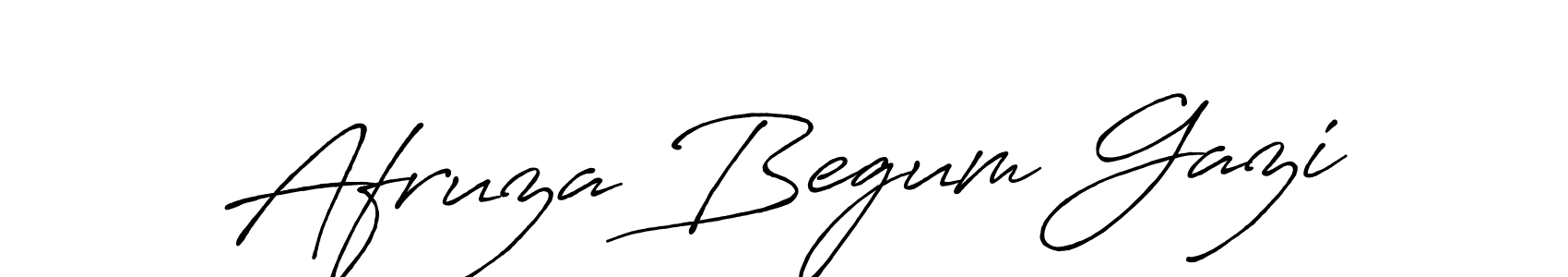 Afruza Begum Gazi stylish signature style. Best Handwritten Sign (Antro_Vectra_Bolder) for my name. Handwritten Signature Collection Ideas for my name Afruza Begum Gazi. Afruza Begum Gazi signature style 7 images and pictures png